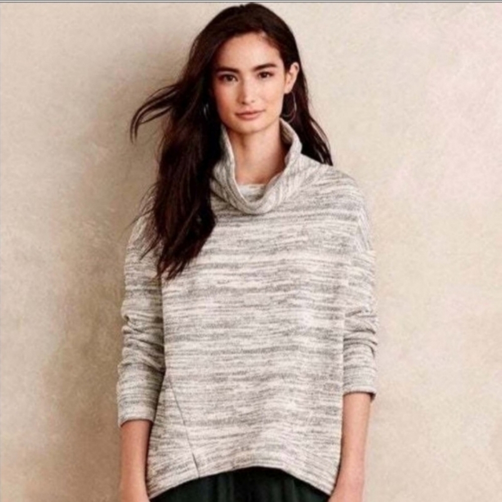 Anthropologie Saturday Sunday Cowl-Neck Pullover